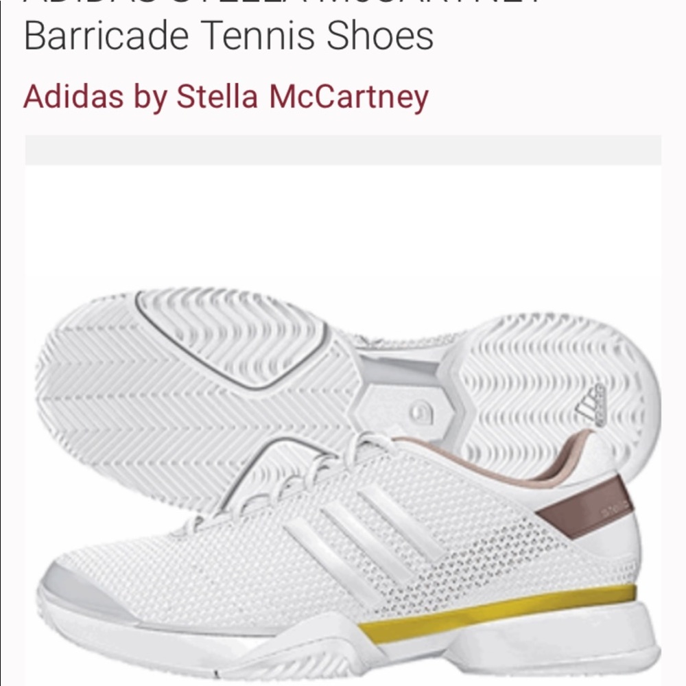 Adidas StellaMcCartney Barricade Tennis Sh…